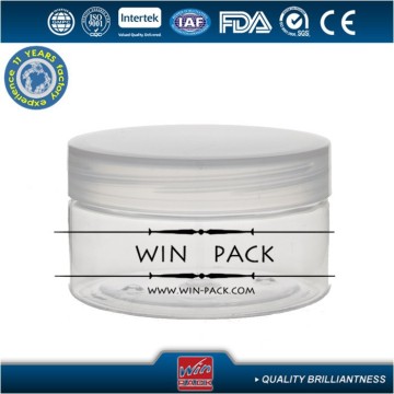 transparent plastic jar containers,cosmetics cream empty jar,plastic jars with lids