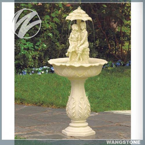 Practical British Garden Marble Water Fountain for Sale