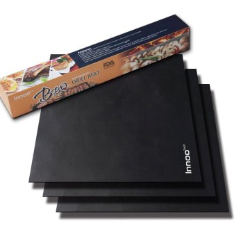 Grill Bake Nonstick BBQ Mats 2 Pack Easy Grilling Baking As Seen on Tv