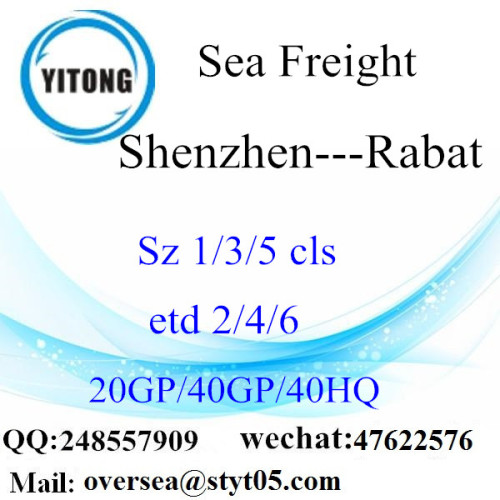 Shenzhen Port Sea Freight Wysyłka do Rabatu