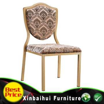 aluminum gold frame hotel banquet chair BH6042