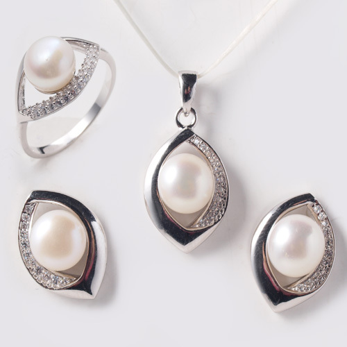 wholesale pearl wedding bridal jewelry set