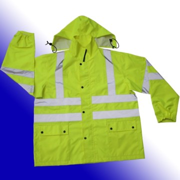 Safety Coat, high visibility waistcoat, safety clothing