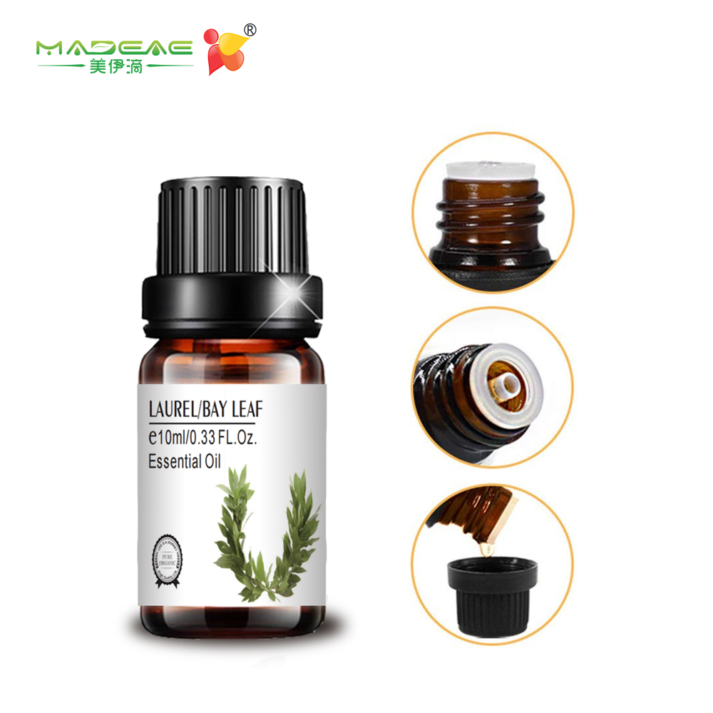 10 ml de etiqueta privada a granel al por mayor Laurel Oil Bay Leaf Oil