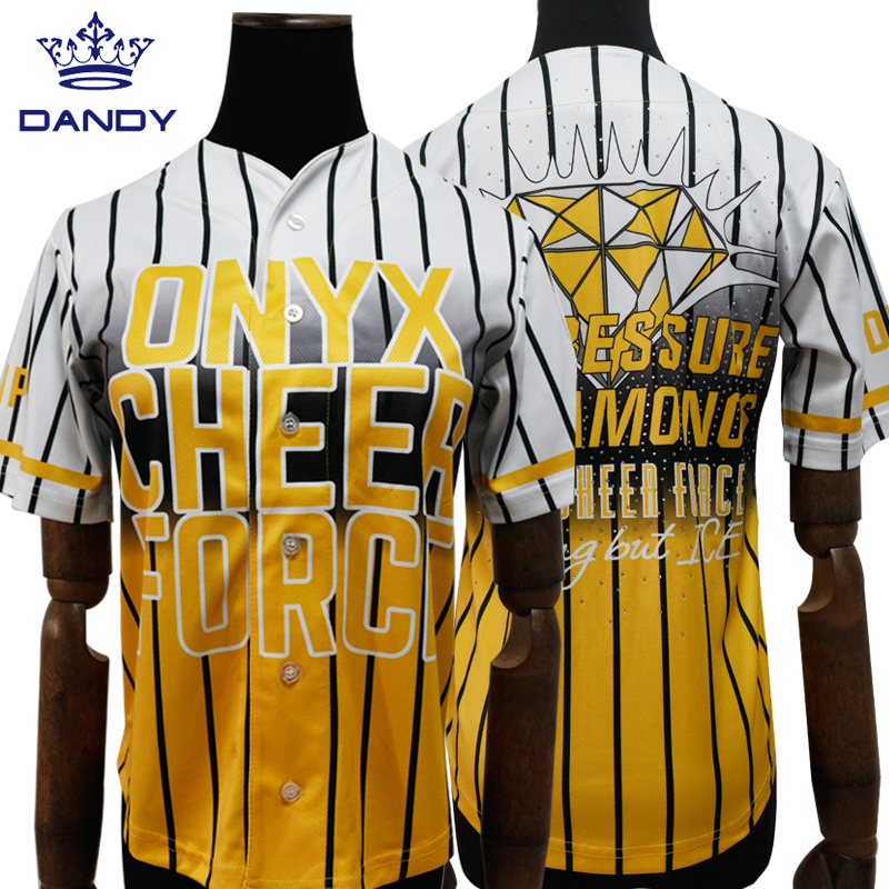 Crystal Cheerleaders Baseball Jerseys