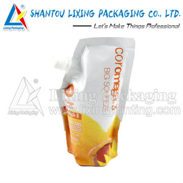 LIXING PACKAGING low-cost spout pouch, low-cost spout bag, low-cost pouch with spout, low-cost bag with spout