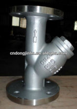 DIN flanged Y strainer PN6