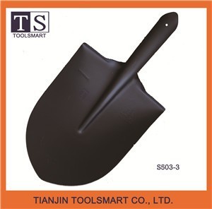 garden steel shovel with long handle