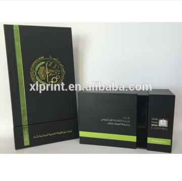 Portable match box with UV spot paper box with flocking tray