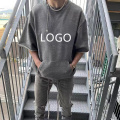 T-shirt in cotone logo personalizzato oversize