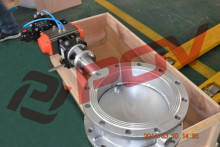 cheap High temperature pneumatic ventilation butterfly valves