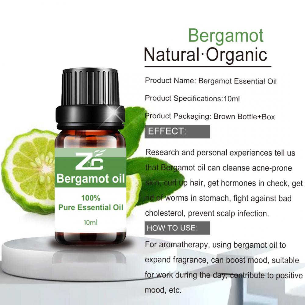 Therapeutic Grade Bergamot Essential Oil For Hair Care