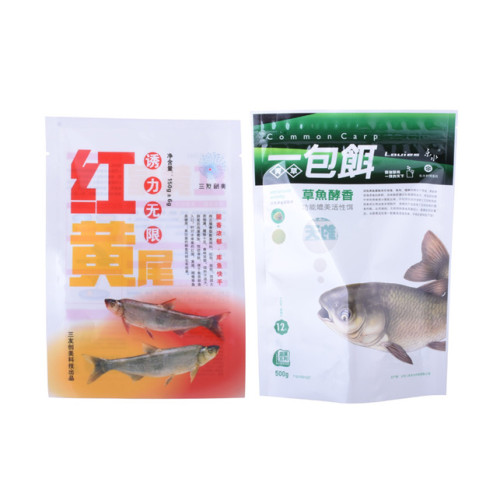 Compostable packaging for fish lure food