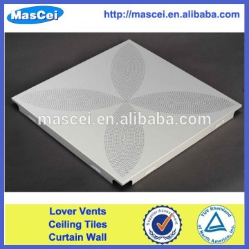 Aluminum perforated composite ceiling panel/aluminum square ceiling