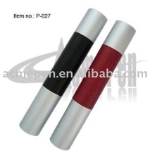 Leath and Aluminium Pen tube with PU leather finish