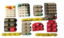 Silicone Rubber Numerical Keypad for Test Equitment
