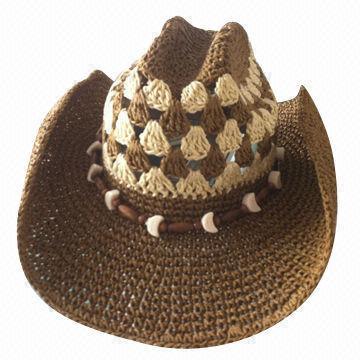 Women's cowboy hat with decorations, various designs are available, OEM/customized logos welcomed