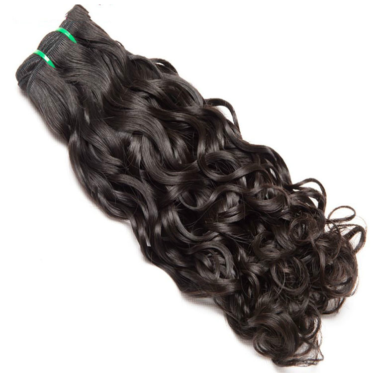 7a grade Indian hair water wave  human hair bundles