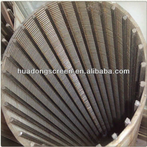 8" Stainless Steel Continuous Slot Wedge Wire Screen