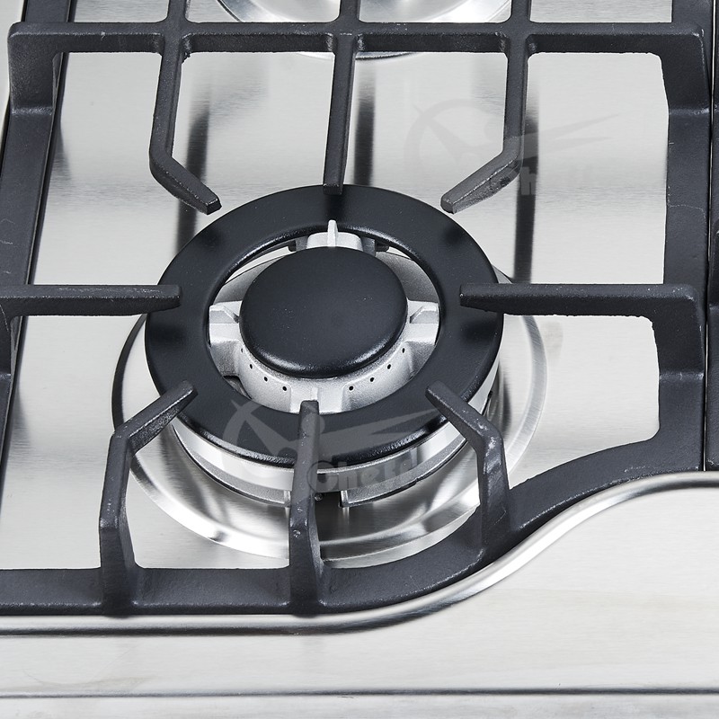 Newest Hot selling stainless steel built in gas stove gas hob 5 burner