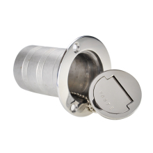 38mm Fuel Gas Refill Keyless Socket Cap - 316 Stainless Steel Boat Accessory