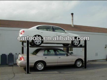 Removable 4 uprights car parking lift