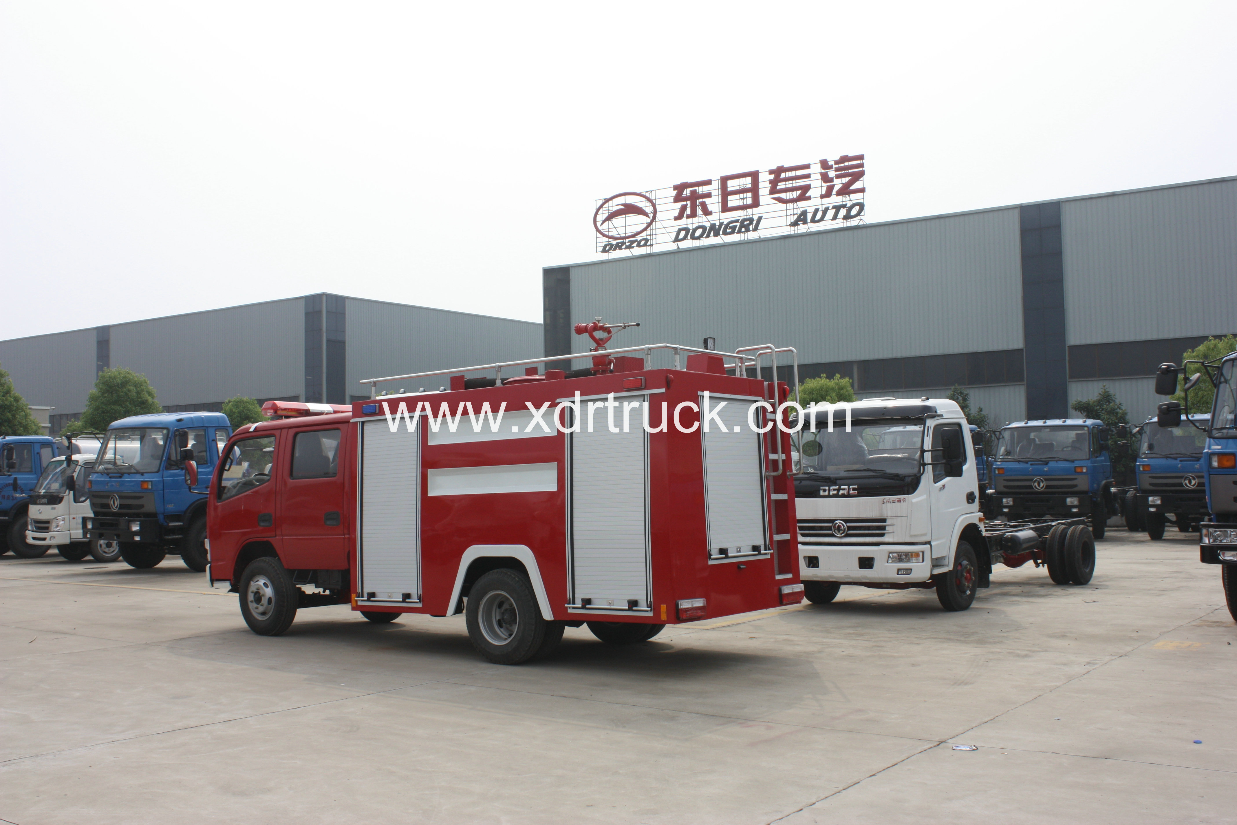 dongfeng 3300mm 3ton fire truck (5)