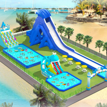 Top quality inflatable water park for fun for kids
