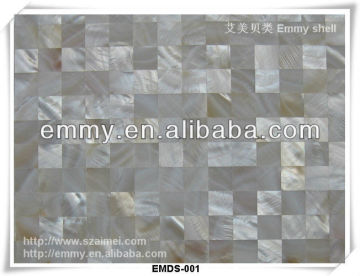 Natural color freshwater shell mosaic tile