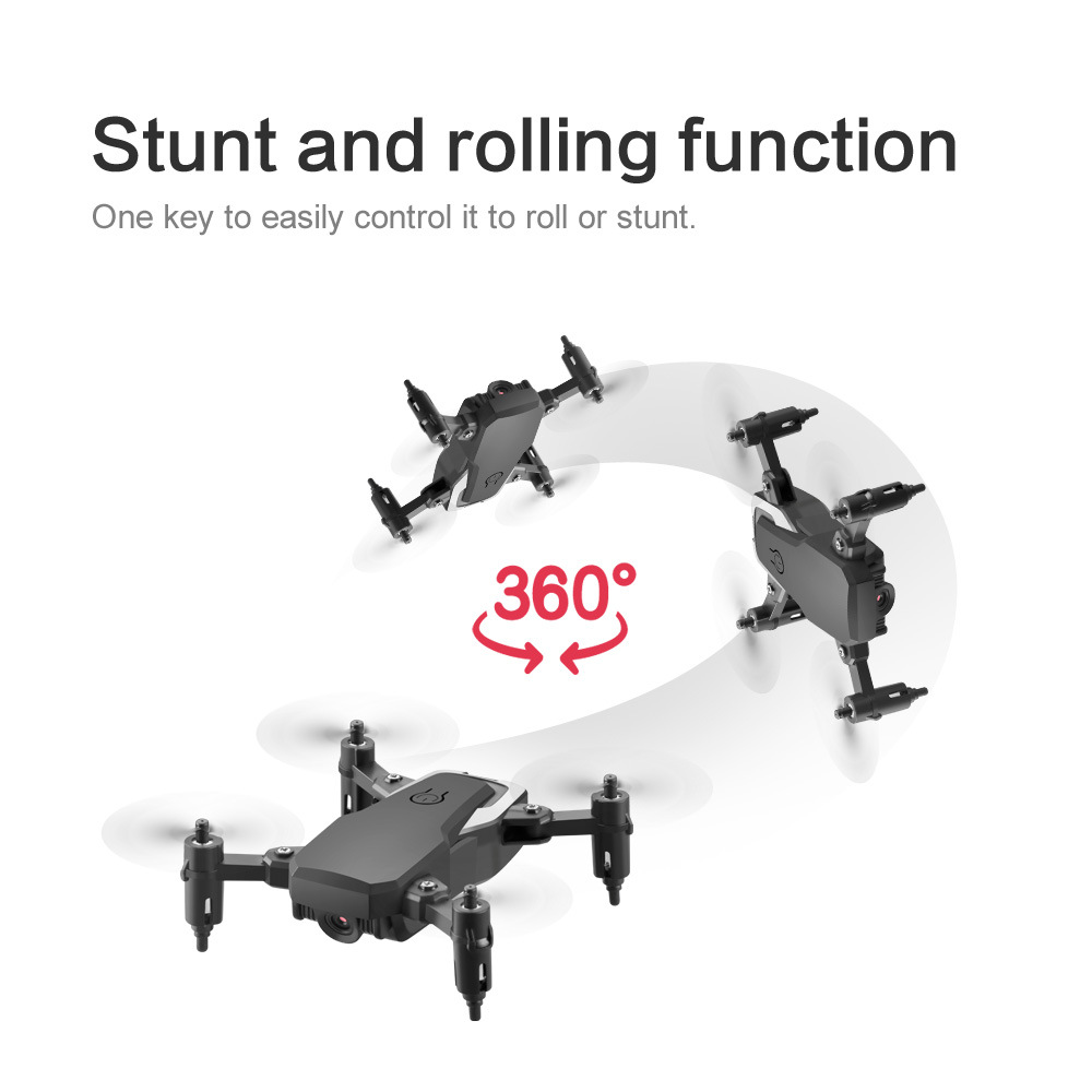 LF606 Mini Drone With Camera HD Wide High Hold Professional RC Helicopter One-Key Return FPV Drones Foldable Quadcopter Kid Toys
