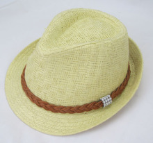Cut & Sewn Fedora Hat W/ PU Band