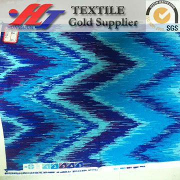 Water ripples design print fabric