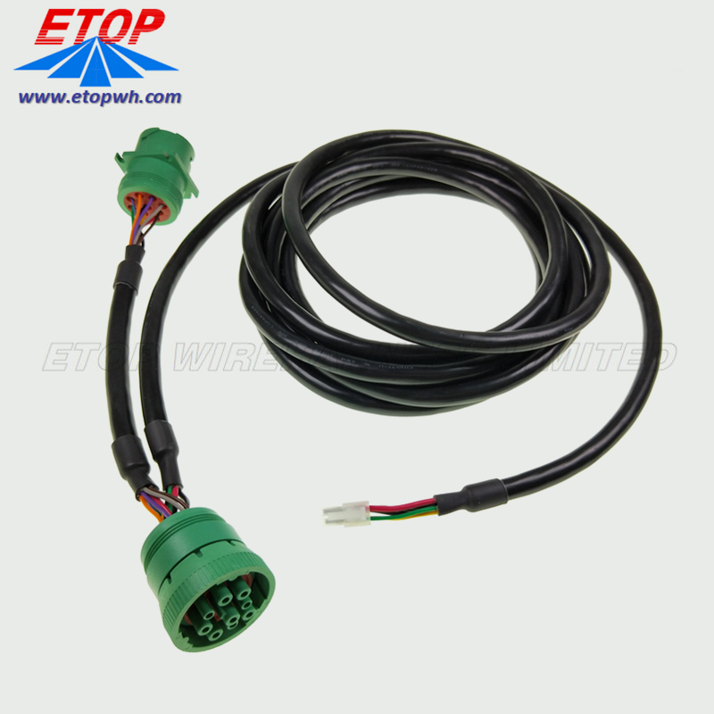 cable de diagnóstico con conector verde J1939 diagnostic cable with J1939 green connector