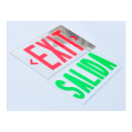 Innovative easy installation Transparent exit sign