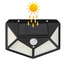Hot 100 LED Solar Garden Induction Wall Lamp