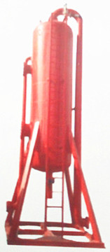 Mud gas separator drilling mud solids control