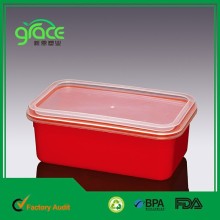 1000ml China Red Food Plastic Container