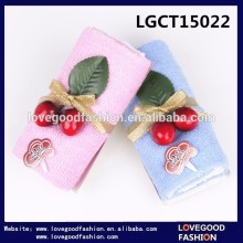 100% Cotton Towels Swiss Roll Cake Towels With Cherries Gift Towel for Friends