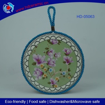 Heatproof & Beautiful Ceramic Tablemat,Pot Holder,Pot Cushion
