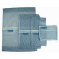 4pieces een set nylon mesh zakje met rits