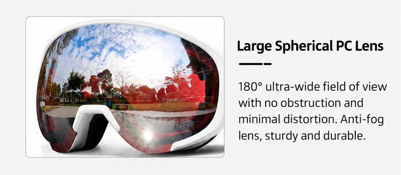 Semi-Custom TPU Frame Snow Goggles for Retailers ME2199-Large Spherical PC Lens Semi-Custom TPU Frame Snow Goggles for Retailers ME2199-Large Spherical PC Lens