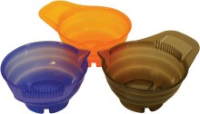 Hair salon coloring/Dyeing tint bowl& Brush Set