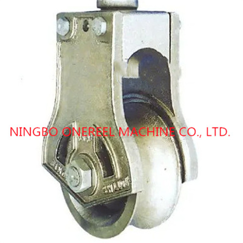 Steel Wire Rope Trawl Pulley Carbon Block