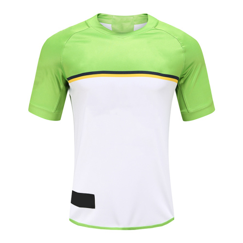 Herren Dry Fit Rugby Wear T-Shirt Weiß