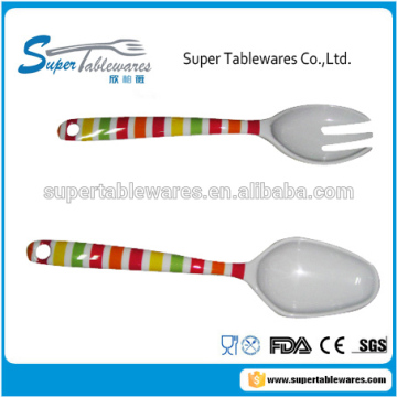 melamine spoon and fork salad servers