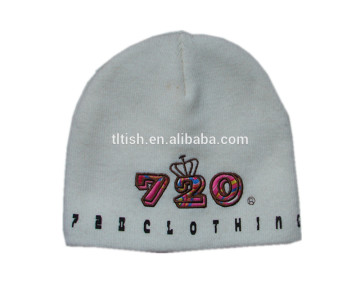 native product Custom 100% acrylic knit beanie hat/knitted hat with custom logo
