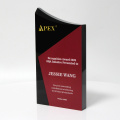 APEX Red Custom Brushed Finish Acrylic Award Plaque