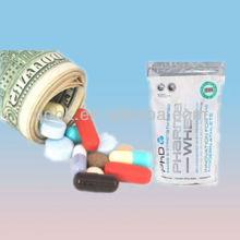 stand up ziplock pharmacutical bag/medicine packaging bag