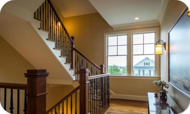 For Overseas Market Walnut Wood Handrails Outdoor Wood Handrails