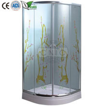 Standard size complete simply shower room